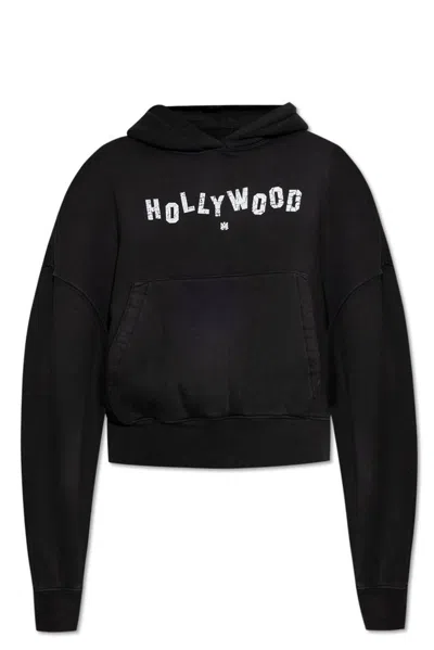 Amiri Hollywood Hoodie In Black
