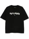 Amiri Mens Shotgun Brand-embroidery Relaxed-fit Cotton-jersey T-shirt Black