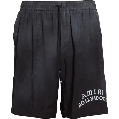 AMIRI AMIRI HOLLYWOOD SILK SHORTS
