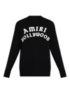 Amiri Hollywood Sweater With Embroidery In Black