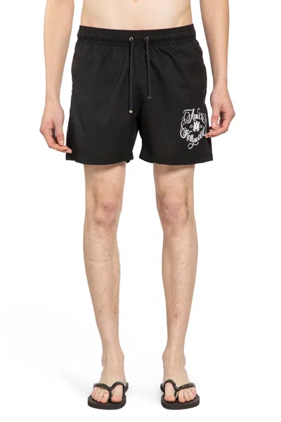 Amiri Hollywood Swim Trunks In Black