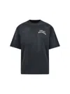Amiri Hollywood Graphic Oversized T-shirt With Ribbed Crew Neck
