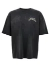 Amiri Hollywood Graphic Oversized T-shirt With Ribbed Crew Neck
