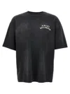 Amiri Hollywood Graphic Oversized T-shirt With Ribbed Crew Neck