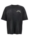 Amiri Hollywood Oversized Tee In Black