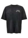 Amiri Hollywood Oversized Tee In Black