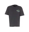 Amiri Logo Graphic Print Crewneck T-shirt In Gray