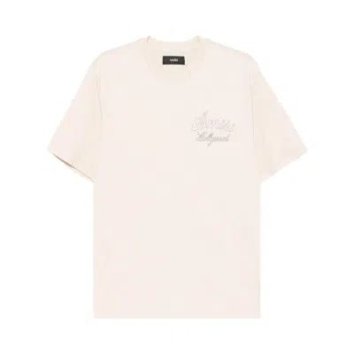 Pre-owned Amiri Hollywood Tee 'alabaster' | White | Men's Size Xxl