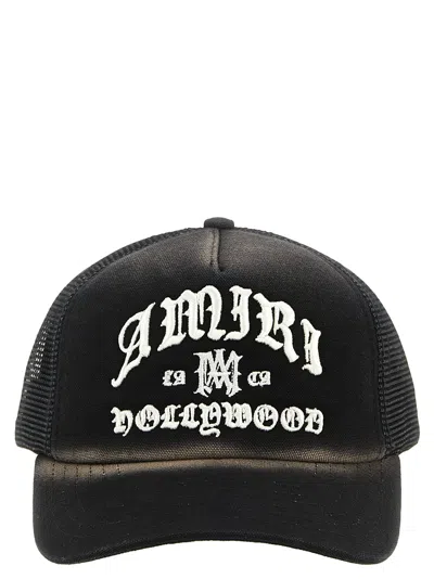 Amiri Hollywood Trucker Cap In Black