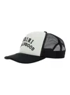 Amiri Black Baseball Cap With Logo Lettering On The Front And Mehs Panels In Cotton Man In Black