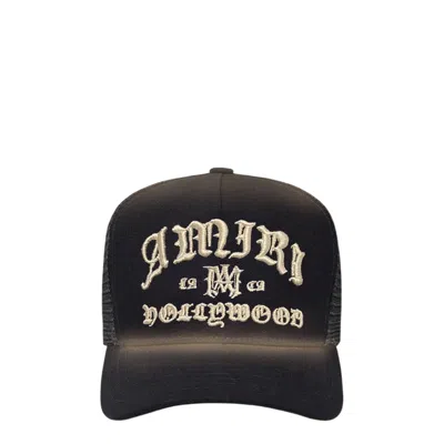 Amiri Hollywood Trucker Hat In Black