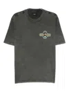 Amiri Logo Graphic Print Crewneck T-shirt In Gray