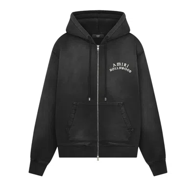 Pre-owned Amiri Hollywood Zip Hoodie 'black' | Men's Size M