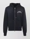 Amiri Felpa In Cotone Ardesia  Uomo In Black