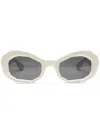 Amiri Honeycomb "white" Sunglasses In White
