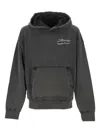 Amiri Hooded Graphic Hoodie In Gray