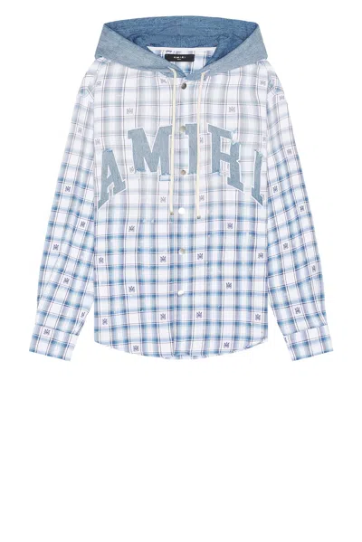 AMIRI HOODED OVERSHIRT