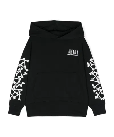 Amiri Hooded Sweater In Black