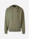 Amiri Cotton Sweatshirt Hooded Kangaroo Pocket In Green