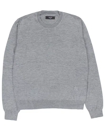 Amiri Ma Logo-embroidered Sweatshirt In Grey