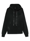 Amiri Men Hoodie With Embroidery And Drawstring