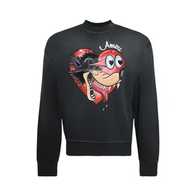 Pre-owned Amiri Hopeless Romantic Sweatshirt 'black' | Men's Size M