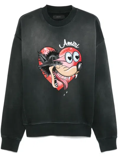 Amiri Hopeless Romantic Sweatshirt In Schwarz
