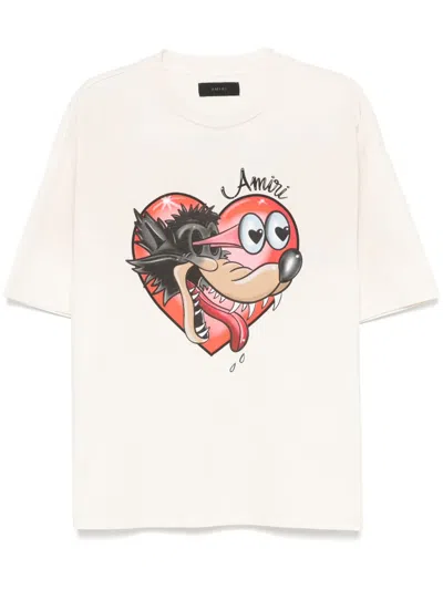 Amiri Hopless Romantic T-shirt In Neutral