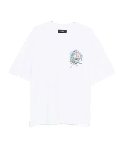 AMIRI HOTEL OVERSIZED TEE WHITE