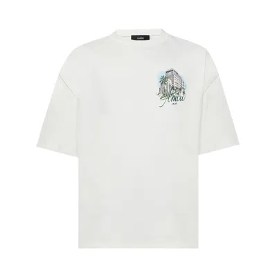 Pre-owned Amiri Hotel Oversized Tee 'white' | Men's Size Xxl