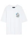 Amiri Graphic-print Drawstring T-shirt In White