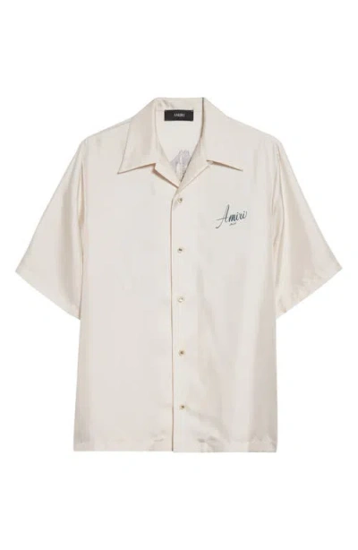 Amiri Building-print Short-sleeved Shirt In Neutral