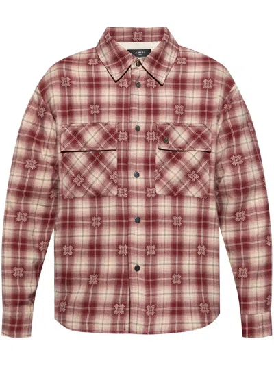 Amiri Insulated Shirt Jacket In Multi