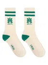Amiri Striped Logo Crew Socks