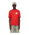 Amiri Item O-neck Short-sleeved T-shirt In Red