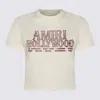 Amiri Graphic Print Crew Neck Short Sleeve Top In White