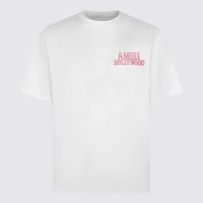 Amiri Ivory Cotton T-shirt In White
