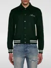 Amiri Bone-patches Felted Jacket In Green