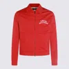 Amiri Jacket Pointed Collar Long Sleeves In Red