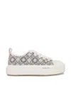 Amiri Ma Quad Jacquard Court Low Sneakers In Grey