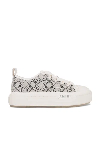 AMIRI JACQUARD COURT LOW TOP SNEAKER