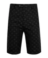 Amiri Wool Cotton Blend Shorts In Black