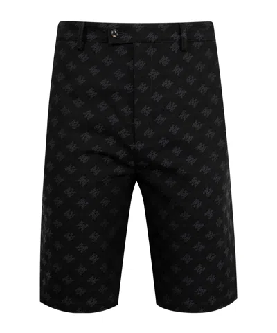 Amiri Jacquard Shorts In Black