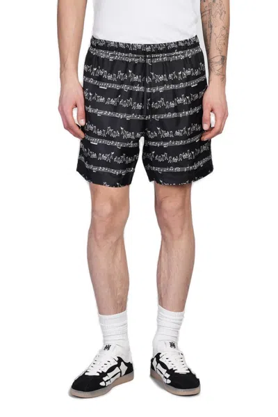 Amiri Graphic-print Shorts In Multi