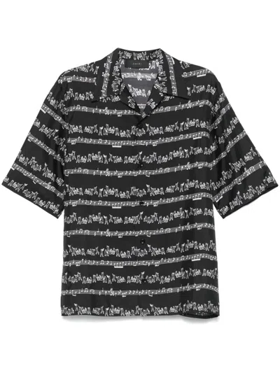 Amiri Jazz Band Hemd In Schwarz