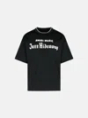 Amiri 'jazz' Black Viscose Blend T-shirt In Black