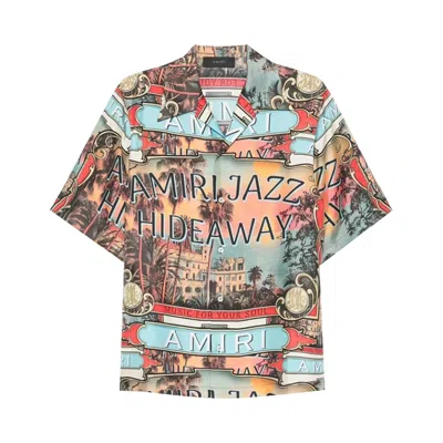 Pre-owned Amiri Jazz Hideaway Camp Shirt 'multicolor' | Multi-color | Men's Size M