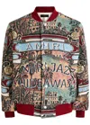 Amiri Jazz Hideaway Bomber Jacket In Multicoloured 1