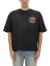 Amiri Jazz Hideaway Logo-print Cotton T-shirt In Black