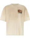 Amiri Cotton Jazz Hideaway Print T-shirt In Neutrals